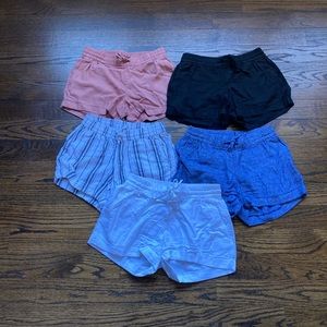 Lot of 5 Old Navy Linen Blend shorts XS